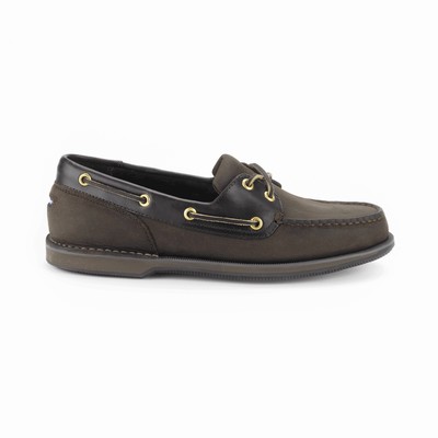 Sapatos Casual Rockport Perth Boat Homem Chocolate PT-07126